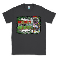Smoke merry and bright pitbull with farm Classic Tee - RanaPortraitStore