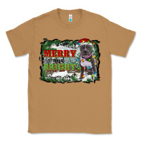 Toasted Coconut merry and bright pitbull with farm Classic Tee - RanaPortraitStore