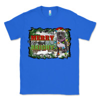True Royal merry and bright pitbull with farm Classic Tee - RanaPortraitStore
