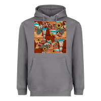 Storm football hereford sunflower seamless pattern Heavyweight Hoodie - JahusDesignShop