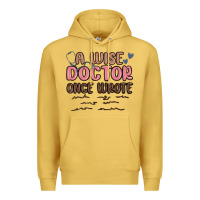 Antique Gold a wise doctor once said Premium Hoodie - MaliasSmallBusiness