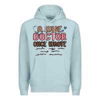 Blue Mist a wise doctor once said Premium Hoodie - MaliasSmallBusiness