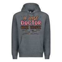 Rock a wise doctor once said Premium Hoodie - MaliasSmallBusiness