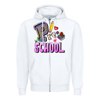 White preschool Zipper Hoodie - RanaPortraitStore