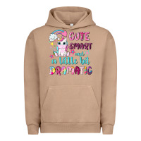 Pigment Burro cute smart and a little bit dramatic with unicorn Urban Hoodie - NancyCooperArtShop
