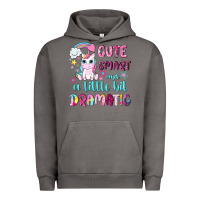 Pigment Tornado cute smart and a little bit dramatic with unicorn Urban Hoodie - NancyCooperArtShop
