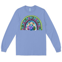 Colony Blue easter rainbow Long Sleeve Tee - RanaPortraitStore