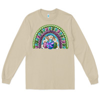 Mushroom easter rainbow Long Sleeve Tee - RanaPortraitStore
