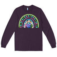 Plum easter rainbow Long Sleeve Tee - RanaPortraitStore