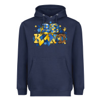 Navy be kind Heavyweight Hoodie - Artiststas