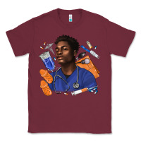 Burgundy afro man nurse Classic Tee - texasbilliewilder