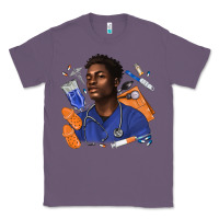 Lavender afro man nurse Classic Tee - texasbilliewilder