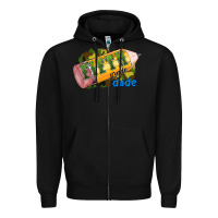 Black fifth grade dude Zipper Hoodie - RanaPortraitStore