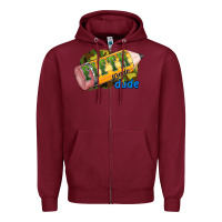 Burgundy fifth grade dude Zipper Hoodie - RanaPortraitStore