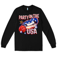 Black party in the usa billie wilder Long Sleeve Tee - texasbilliewilder