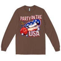 Chestnut party in the usa billie wilder Long Sleeve Tee - texasbilliewilder