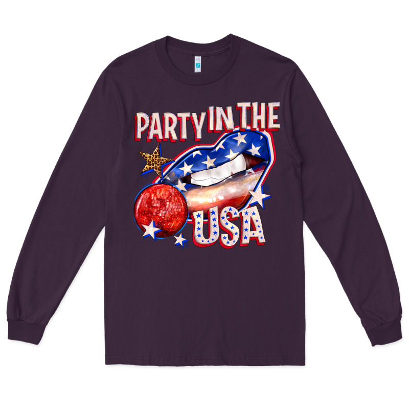 Party In The Usa Billie Wilder Long Sleeve Tee by texasbilliewilder | Teevron