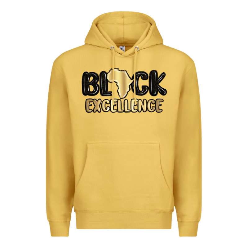 Black Excellence Premium Hoodie by MaliasSmallBusiness | Teevron