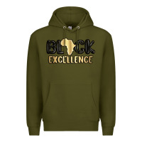 Army Green black excellence Premium Hoodie - MaliasSmallBusiness