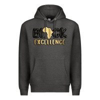 Charcoal Heather black excellence Premium Hoodie - MaliasSmallBusiness
