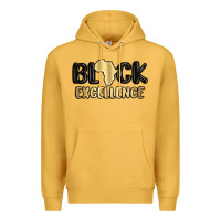 Mustard black excellence Premium Hoodie - MaliasSmallBusiness