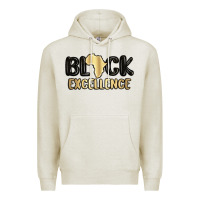 Oatmeal Heather black excellence Premium Hoodie - MaliasSmallBusiness