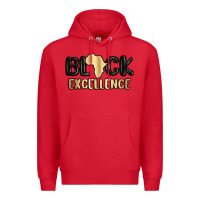 Red black excellence Premium Hoodie - MaliasSmallBusiness