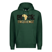 Sports Green black excellence Premium Hoodie - MaliasSmallBusiness
