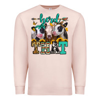 Pale Pink herd that heifers Premium Sweatshirt - Jasminsmagicworld