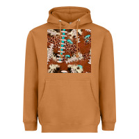 Meerkat football leopard gemstone seamless pattern Heavyweight Hoodie - JahusDesignShop