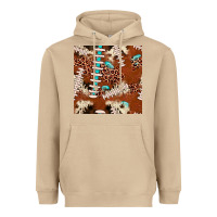 Mushroom football leopard gemstone seamless pattern Heavyweight Hoodie - JahusDesignShop