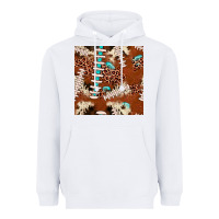 White football leopard gemstone seamless pattern Heavyweight Hoodie - JahusDesignShop