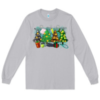Moon Dust christmas trees with tennis Long Sleeve Tee - Zillion Design Studio