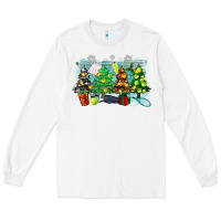 White christmas trees with tennis Long Sleeve Tee - Zillion Design Studio