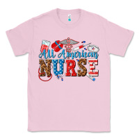 Bubblegum Pink all american nurse Classic Tee - texasbilliewilder