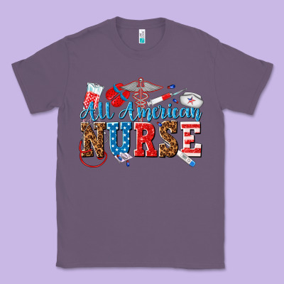 All American Nurse Classic Tee Designed By Texasbilliewilder