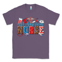 Lavender all american nurse Classic Tee - texasbilliewilder