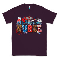 Plum all american nurse Classic Tee - texasbilliewilder