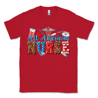 Red all american nurse Classic Tee - texasbilliewilder