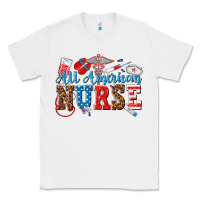 White all american nurse Classic Tee - texasbilliewilder