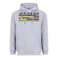 Heather Grey down syndrome Heavyweight Hoodie - Artiststas