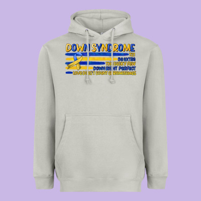 Down Syndrome Heavyweight Hoodie Designed By Artiststas