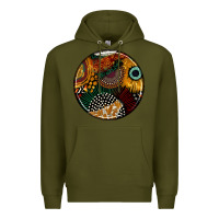 Army Green juneteenth  coasters Premium Hoodie - AdoDesignShop
