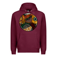 Burgundy juneteenth  coasters Premium Hoodie - AdoDesignShop