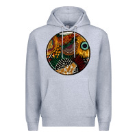 Heather Grey juneteenth  coasters Premium Hoodie - AdoDesignShop