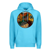Ocean Blue juneteenth  coasters Premium Hoodie - AdoDesignShop