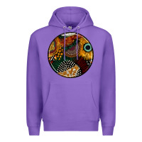 Purple juneteenth  coasters Premium Hoodie - AdoDesignShop