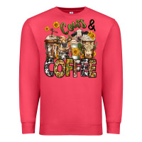 Cardinal cows and coffee cups Premium Sweatshirt - Jasminsmagicworld