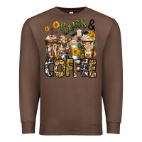 Chestnut cows and coffee cups Premium Sweatshirt - Jasminsmagicworld