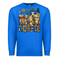 True Royal cows and coffee cups Premium Sweatshirt - Jasminsmagicworld
